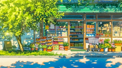 街边水果店