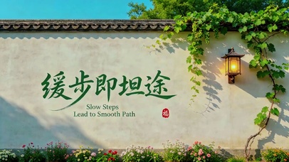 缓步即坦途