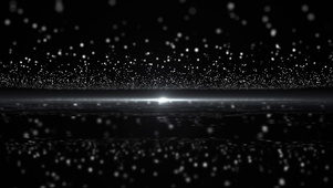 白色粒子流动水面