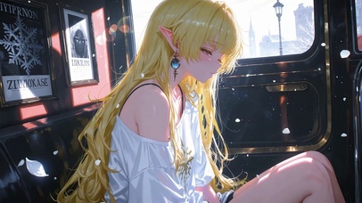 离开那日天空下着雪