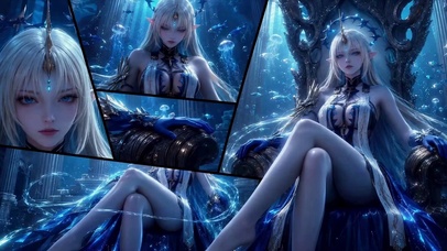 深海银发精灵女王芙露德莉斯