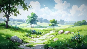 小清新护眼风景