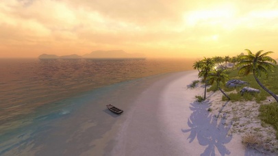 4k唯美黄昏沙滩海浪