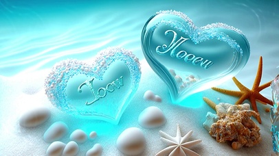 4K唯美海洋之心