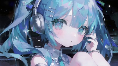 呆萌大头初音