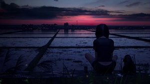 晚霞