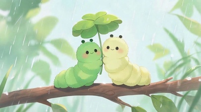 好姐妹一起来听雨呀