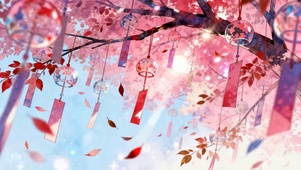 樱花树木