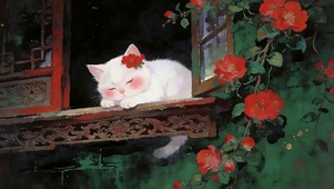 睡着猫咪