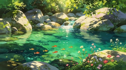 水潭小鱼