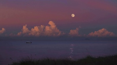 沉迷于落日晚霞