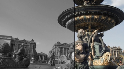 巴黎协和广场的喷泉