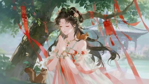 唯美古风女孩