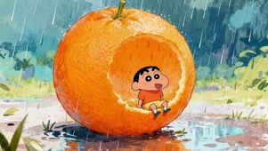 雨天橘子小新
