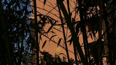 教学楼的落日余晖~