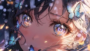 女孩眼神