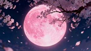 夜景树木