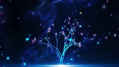 梦幻树蝴蝶飞舞