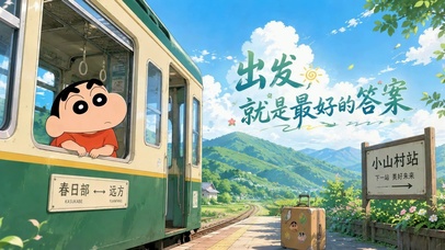 出发向美好未来