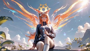 天使狐耳少女