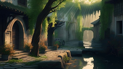 治愈插画