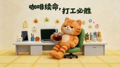咖啡续命 打工必胜