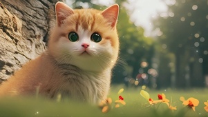 大眼可爱猫猫