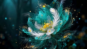 梦幻鲜花绽放