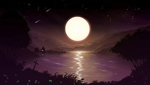 唯美月亮星河