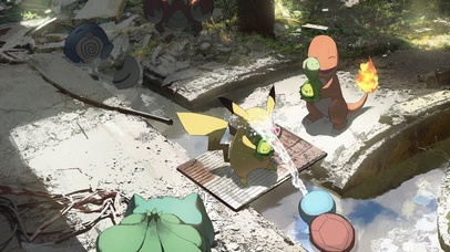 精灵宝可梦 戏水