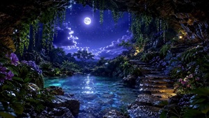 月夜秘境