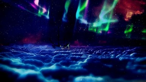 星空中的船儿