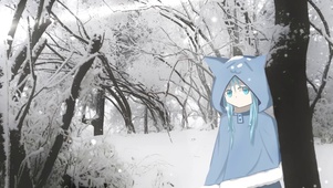 雪中猫娘