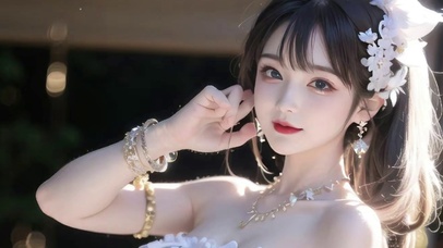 唯美治愈系少女