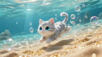 水泡泡喵喵
