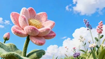 棉花糖莲