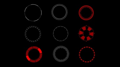 科技HUD按钮风格