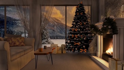 舒适的圣诞客厅