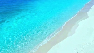 治愈沙滩海浪4K