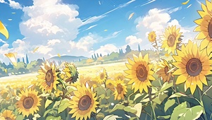 晴天向日葵