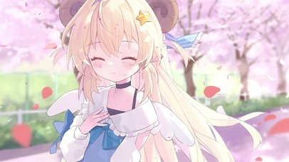金发小女孩
