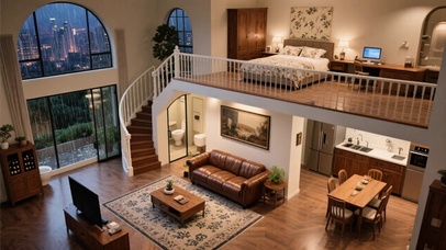 【雨景】轻奢别墅开间