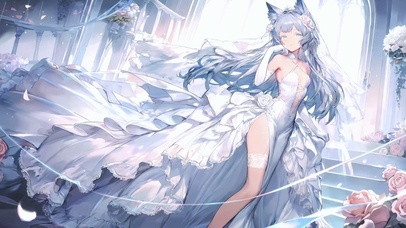 迷迭香婚纱