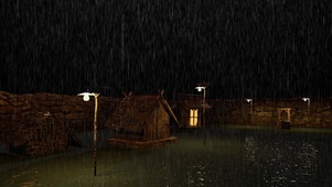 雨中小屋
