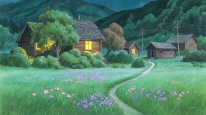 山间夜晚