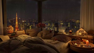 4K东京的一个雨夜