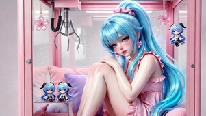 娃娃机甜系美少女