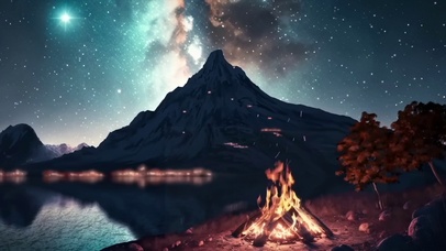 篝火星夜