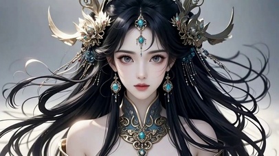 古风美女插画