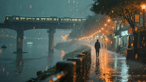 滨江大道夜景